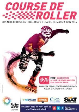 1° étape de l&rsquo;open de course en roller de Guyane (973)