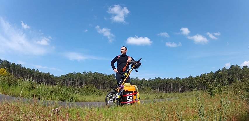 Damien, son skatedrive, et les Landes !