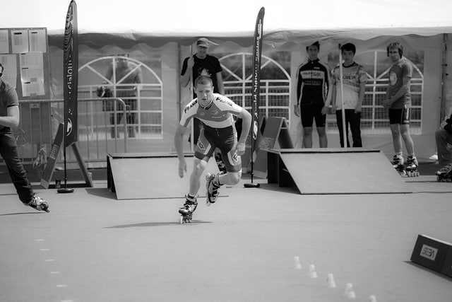 Yohan Fort en speed-slalom