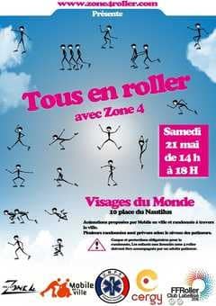 Journée Tous en Roller 2016 à Cergy (95)