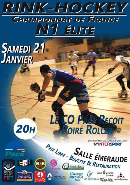 N1 Elite : CO Pacéen &#8211; Poiré Roller : 4-2 (0-2)