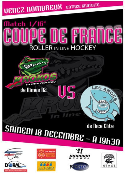 affiche 16eme finale krokos coupe france rilh 2010