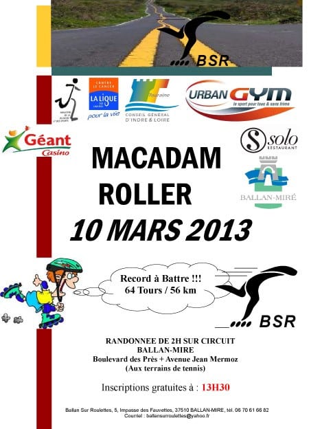 17ème Macadam roller de Ballan sur Roulettes (37)