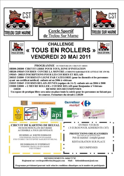 Challenge Tous en Roller 2011 à Trelou-sur-Marne (02)