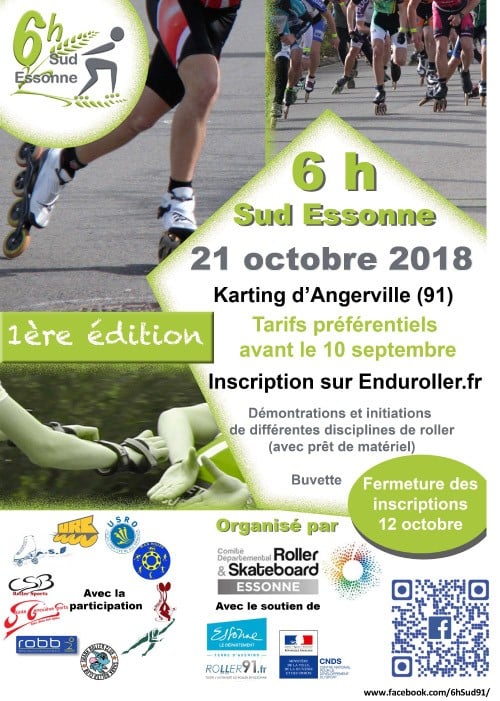 affiche 6h roller essonne 2018 1