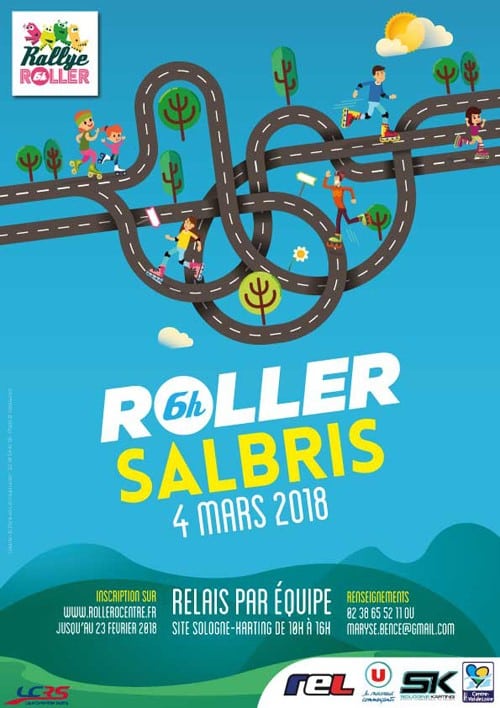 affiche 6h roller sologne salbris 2018