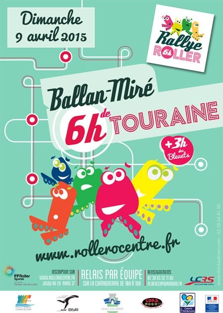Challenge des 6 heures roller de Touraine 2017 à Ballan-Miré (37)