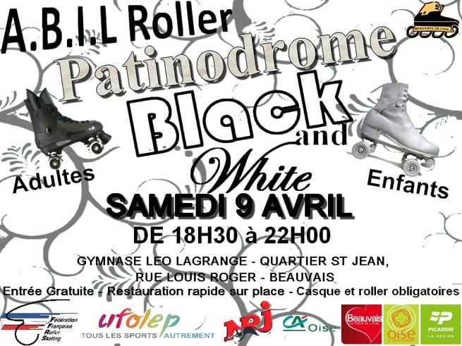 Soirée roller Black and White 2011 à Beauvais (60)