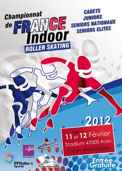 Championnat de France Indoor de roller course CJS 2012 à Valence-d’Agen (82)
