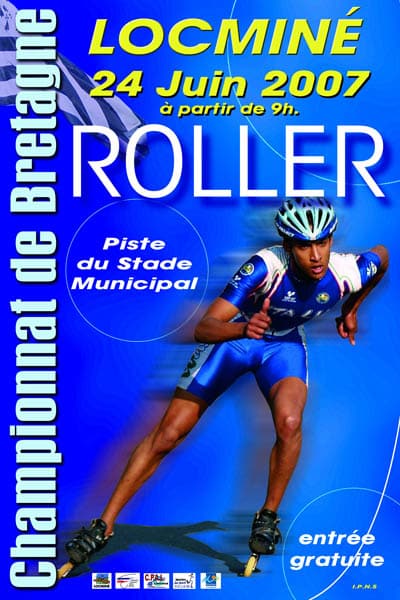 Championnat de Bretagne 2007 de roller course sur Piste à Locminé (56)