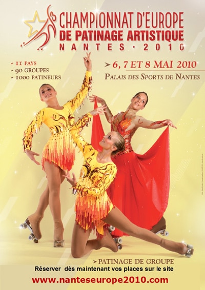 Championnat d&rsquo;Europe de patinage de Groupe Show Précision 2010 à Nantes (44)