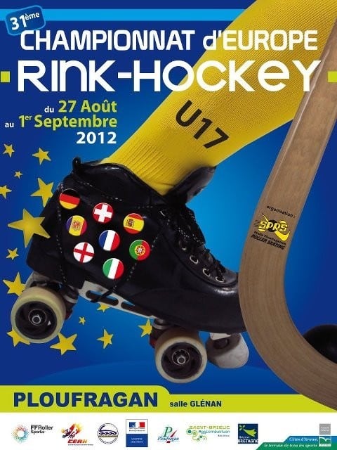 Championnat d&rsquo;Europe U17 rink hockey 2012 à Ploufragan (France)