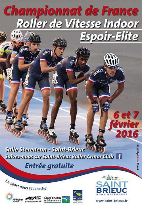 Championnat de France de roller de vitesse PBM CJS 2016 à Saint-Brieuc (22)