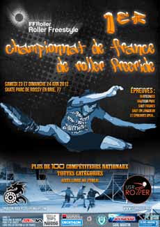 Championnat de France roller freeride 2012 à Roissy-en-Brie (77)