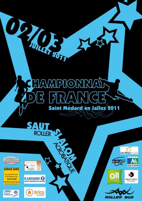 Championnat de France de roller saut et slalom CJS 2011 à Saint Médard-en-Jalles (33)