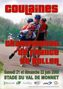 Championnat de France de roller course sur piste 2008 à Coulaines (72)
