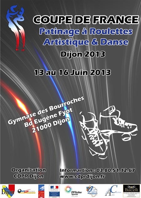 affiche coupe france artistique danse dijon 2013