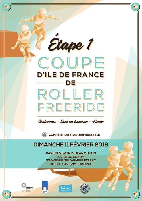 1ère étape de la Coupe Régionale Ile-de-France de roller freeride 2018 à Savigny-sur-Orge (91)