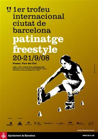 affiche coupe monde ifsa saut slalom barcelone 2008