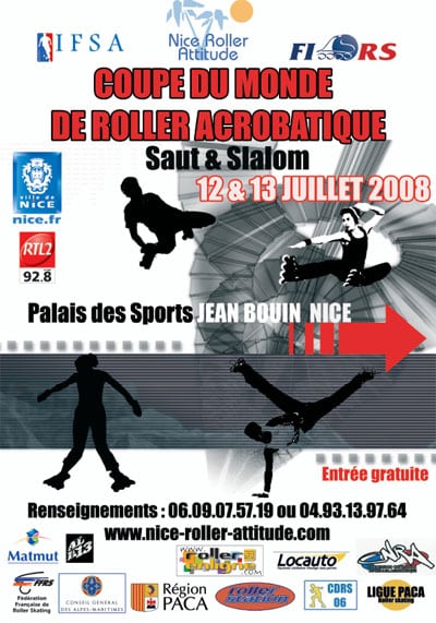 Coupe du Monde IFSA de roller freestyle 2008 à Nice (06)