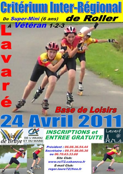 Critérium Interrégional de roller course 2011 de Lavaré (72)