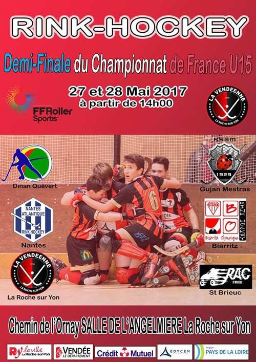 Demi-finales des Championnats de France U15 à la Roche-sur-Yon (85)