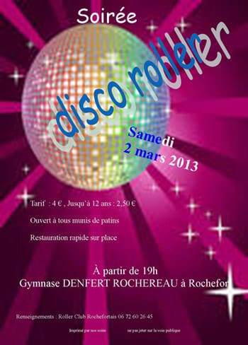 Soirée Disco Roller à Rochefort (17)