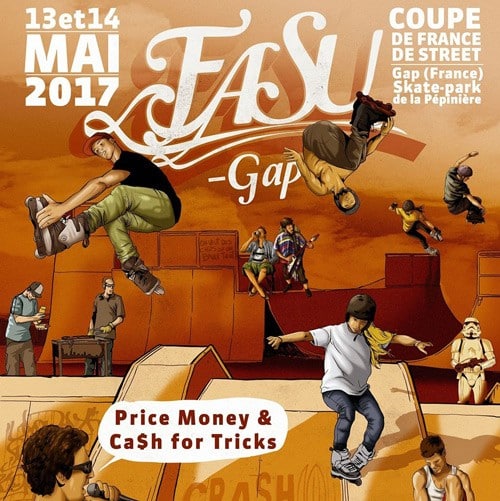 affiche fasu roller contest 2017