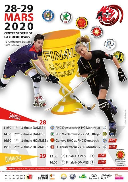 Final Four de la Coupe Suisse de rink hockey 2020