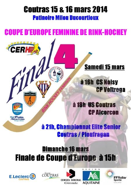 Final Four de Coupe d’Europe féminine rink hockey 2014 (France)