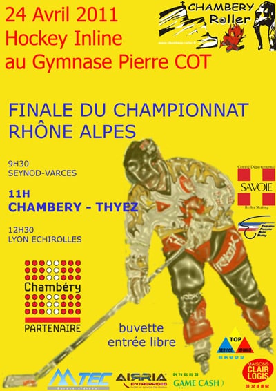 Finale du Championnat Rhône-Alpes de roller hockey 2010-2011 à Chambéry (73)