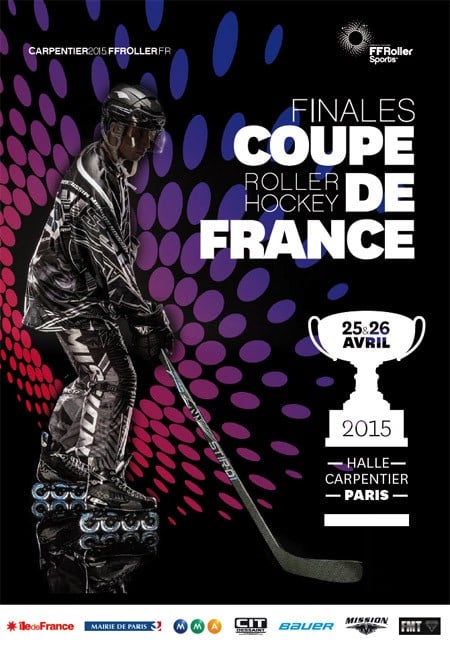 Finales de la Coupe de France de Roller Hockey 2015 à Carpentier (Paris)