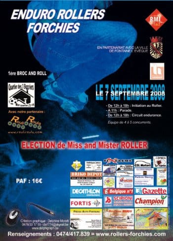 6 Heures roller de Forchies 2008 (Belgique)
