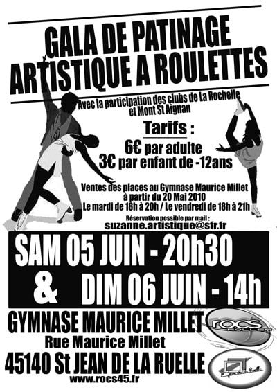 Gala de roller artistique 2010 à Saint-Jean-de-la-Ruelle (45)