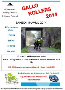 Rando Verte Roller 2014 : la Gallo Roller (56) @ | Questembert | |