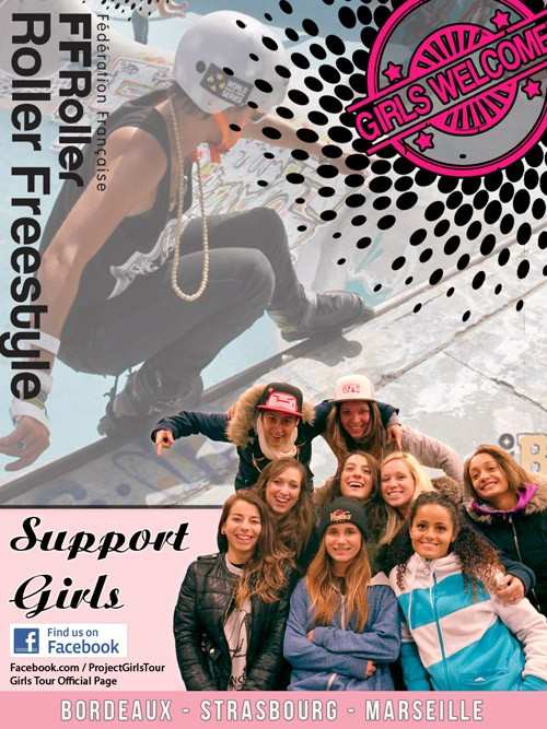 affiche girls tour 2015 roller street