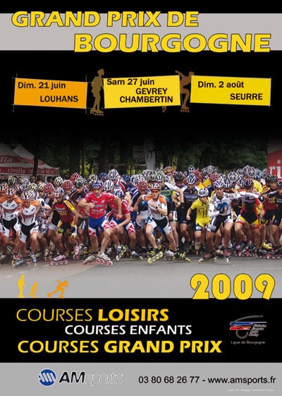 affiche grand prix bourgogne 2009