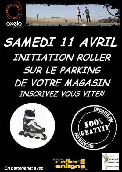 Cours de roller 2009 à Décathlon Croissy (77)