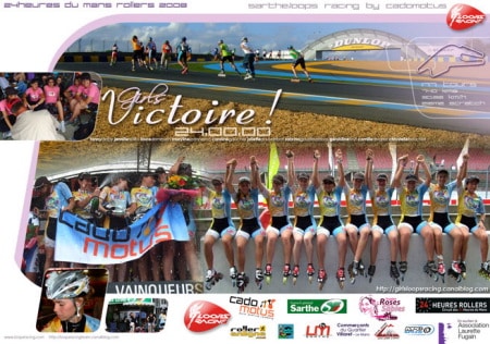 Affiche victoire Mans Sarthe.Loops Racing (72)