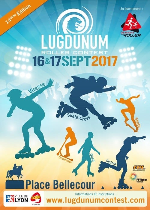 affiche lugdunum roller contest 2017