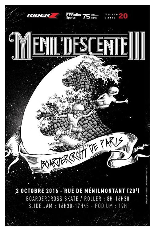 Ménil&rsquo;Descente 2016 à Paris (20ème arrondissement)