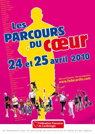 Les Parcours du Coeur 2010 à travers la France