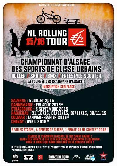 Résultats du NL Rolling Tour 2015-2016 à Haguenau (67)