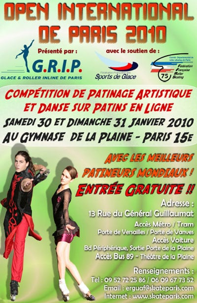 affiche open international paris 2010