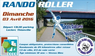 Randonnée Roller à Thionville (57)