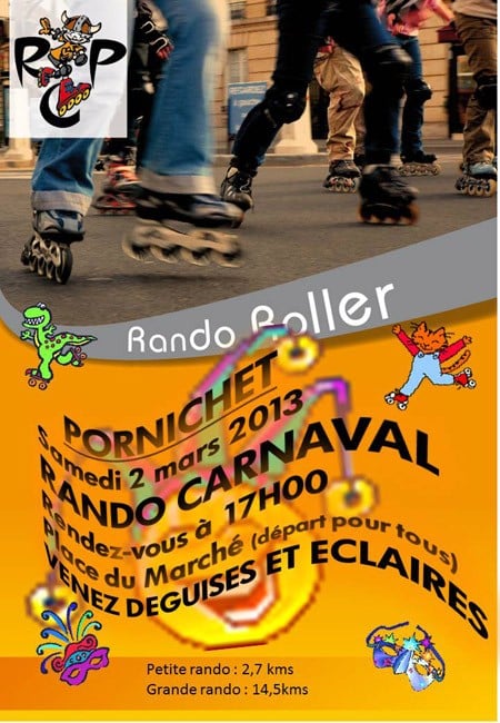 Randonnée roller carnaval à Pornichet (44)