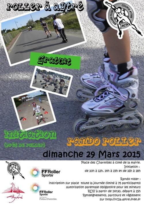 affiche rando roller aytre 2015