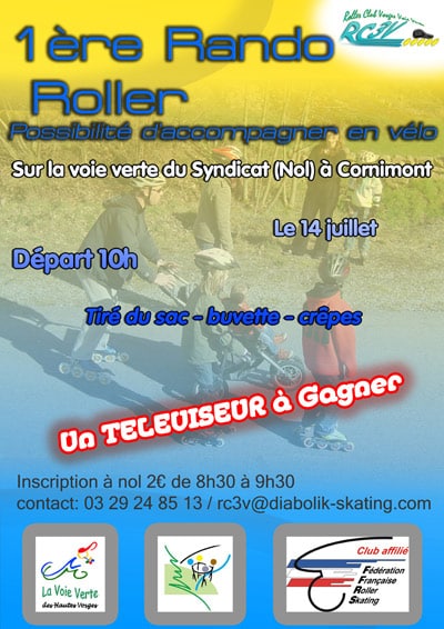Randonnée roller sur la voie verte 2010 de Remiremont &#8211; Cornimont (88)