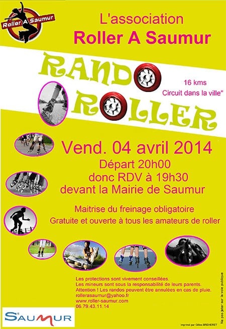 Randonnée roller à Saumur (49)