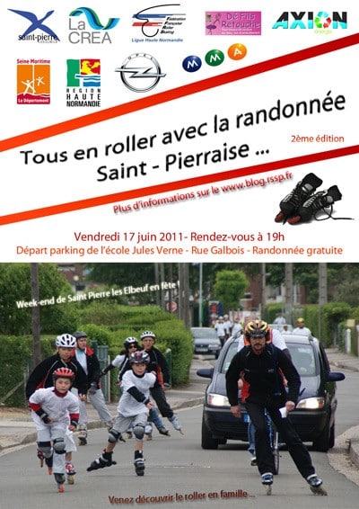 Randonnée roller 2011 du Roller Skating Saint-Pierrais (76)